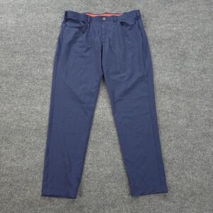 Redvanly Pants Mens XL Blue Kent Pull On Trousers Performance Golfing Stretch